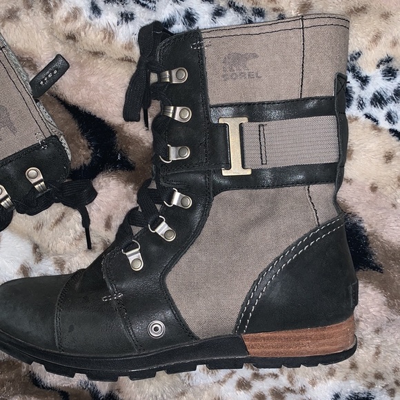 Sorel Lace-up Combat Boots — 8 - Picture 4 of 11